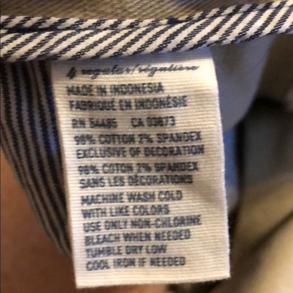 American Eagle tan stretch pants (size 4R ).. - Picture 5 of 5